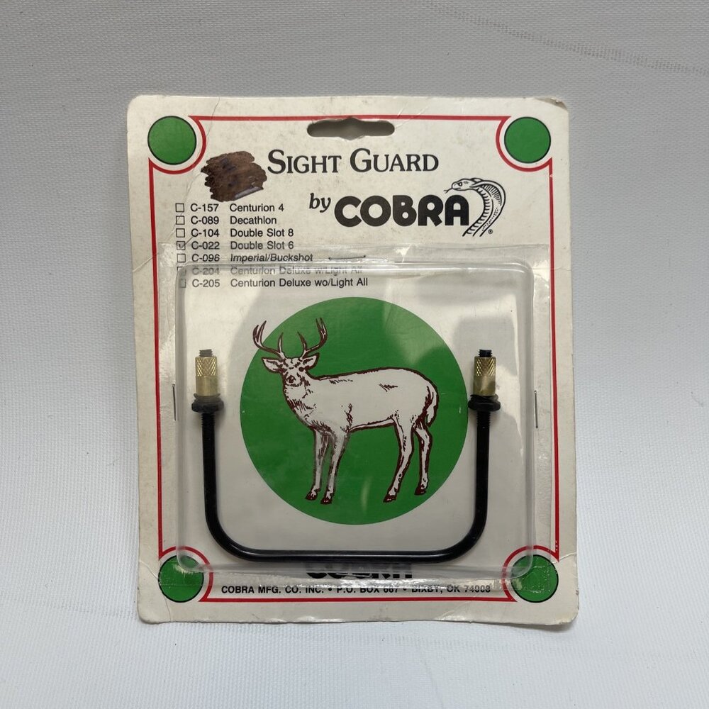 Cobra Sight Guard C-022 Double Slot 6 Display Packaging Hunting Gear NEW